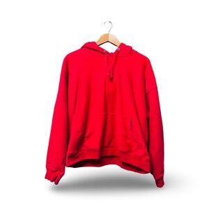Vintage 90s Champion Reverse Weave Hoodie Sweatshirt Crewneck Size 2x Red